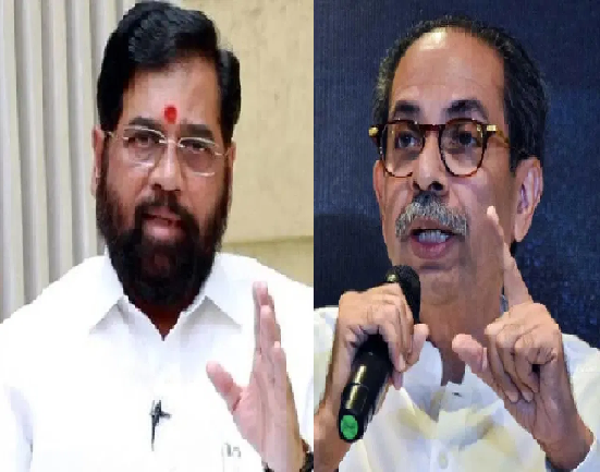 उद्धव ठाकरे एकनाथ शिंदे