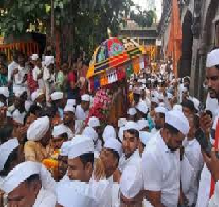 तुकोबांच्या पालखी प्रस्थान