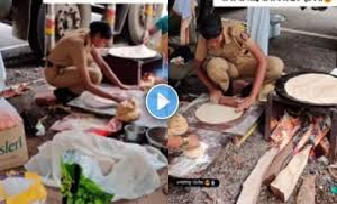 वर्दीतली मायमाऊली व्हिडीओ व्हायरल