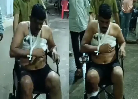 पोलीस पाटलावर तलवारीने हल्ला